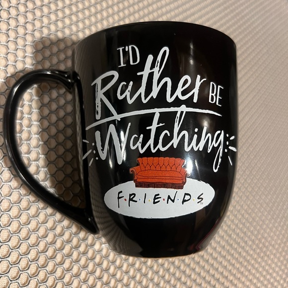 Friends the television series black coffee mug “I’d rather be watching friends” - Picture 1 of 3